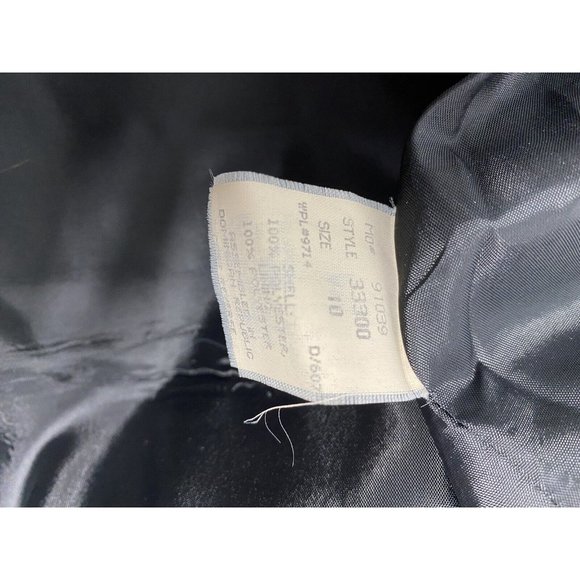 Classic Collection Vintage Black Single Button Womens Blazer Jacket Size 10 - Picture 9 of 9